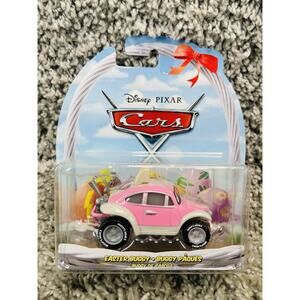 Disney Pixar Cars Easter Buggy Pink Easter Bunny VW Car 2024 New In Package